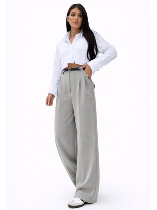 Pantalon Avec Ceinture Kebello - Kiabi