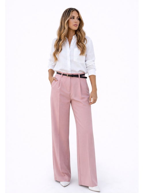 Pantalon Avec Ceinture Kebello - Kiabi
