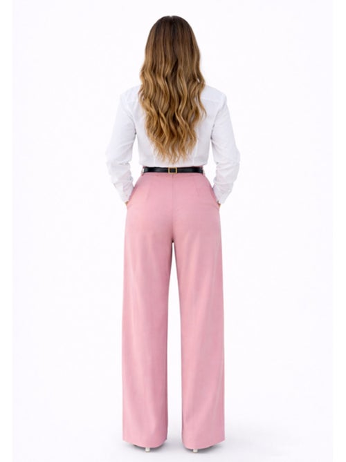 Pantalon Avec Ceinture Kebello - Kiabi