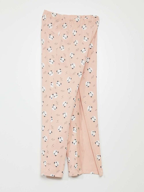 Pantalon avec ouverture à pressions - collection facile à enfiler - Kiabi