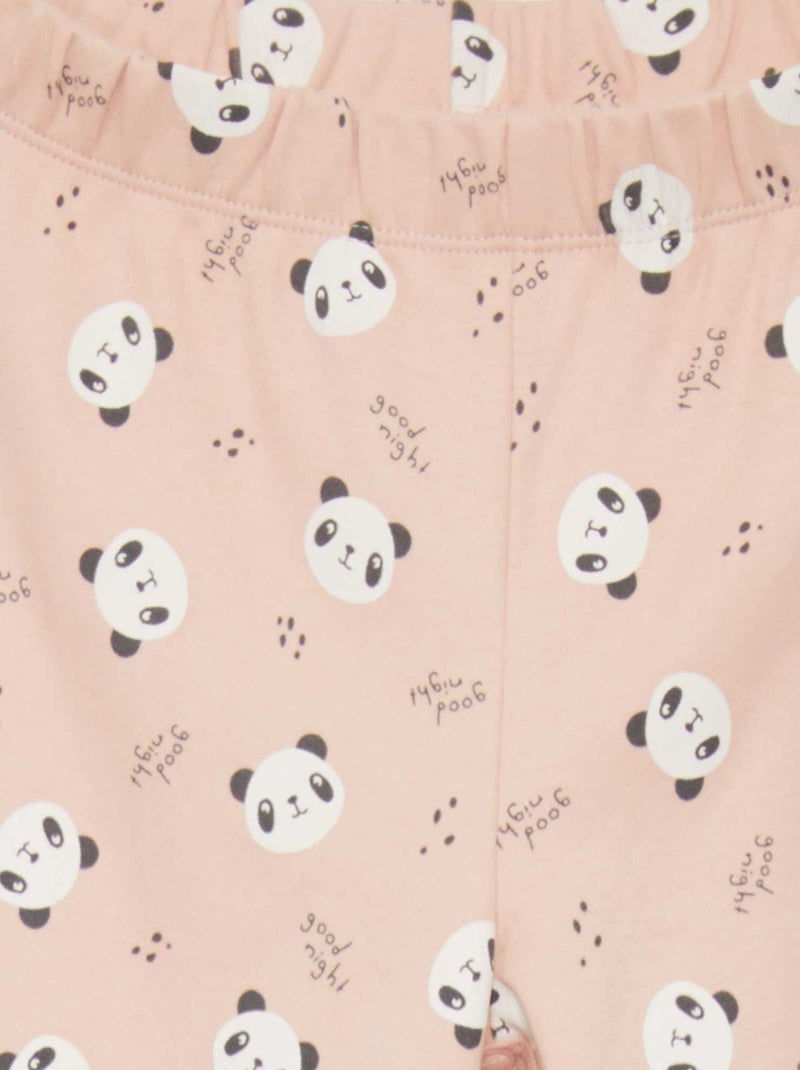 Pantalon avec ouverture à pressions - collection facile à enfiler Rose - Kiabi