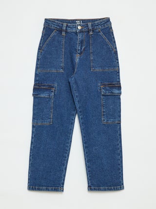 Pantalon avec poches à rabat - coupe + confortable