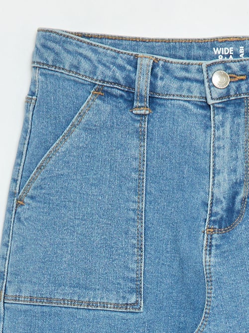 Pantalon avec poches à rabat - coupe + confortable - Kiabi