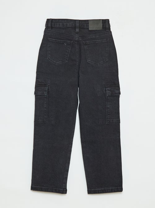 Pantalon avec poches à rabat - coupe + confortable - Kiabi