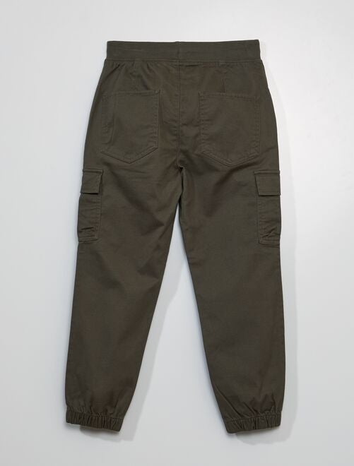 Pantalon avec poches à rabats - Coupe + confortable - Kiabi