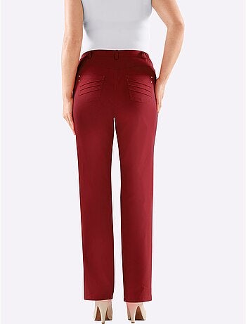 Pantalon confortable à ceinture élastique avec poches décoratives - Taille standard - Witt