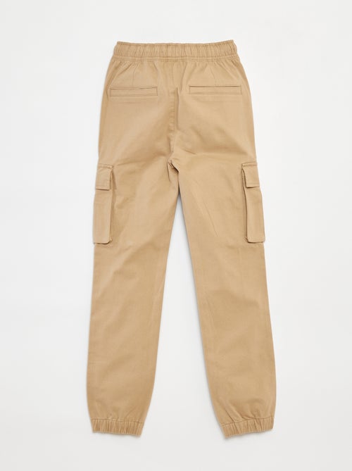 Pantalon avec poches et taille ajustable - Kiabi