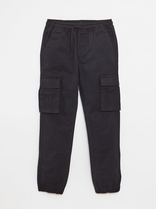 Pantalon avec poches et taille ajustable - Kiabi