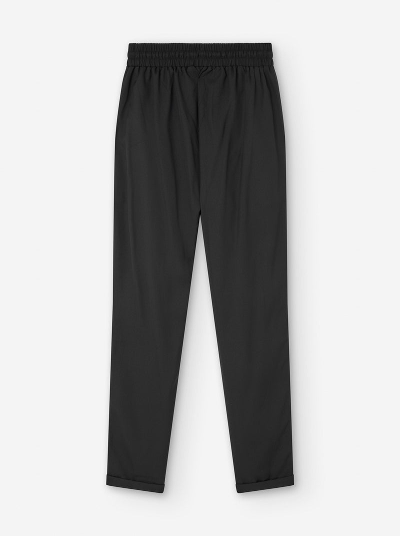 Pantalon avec Taille Élastique et Cordon Noir - Kiabi
