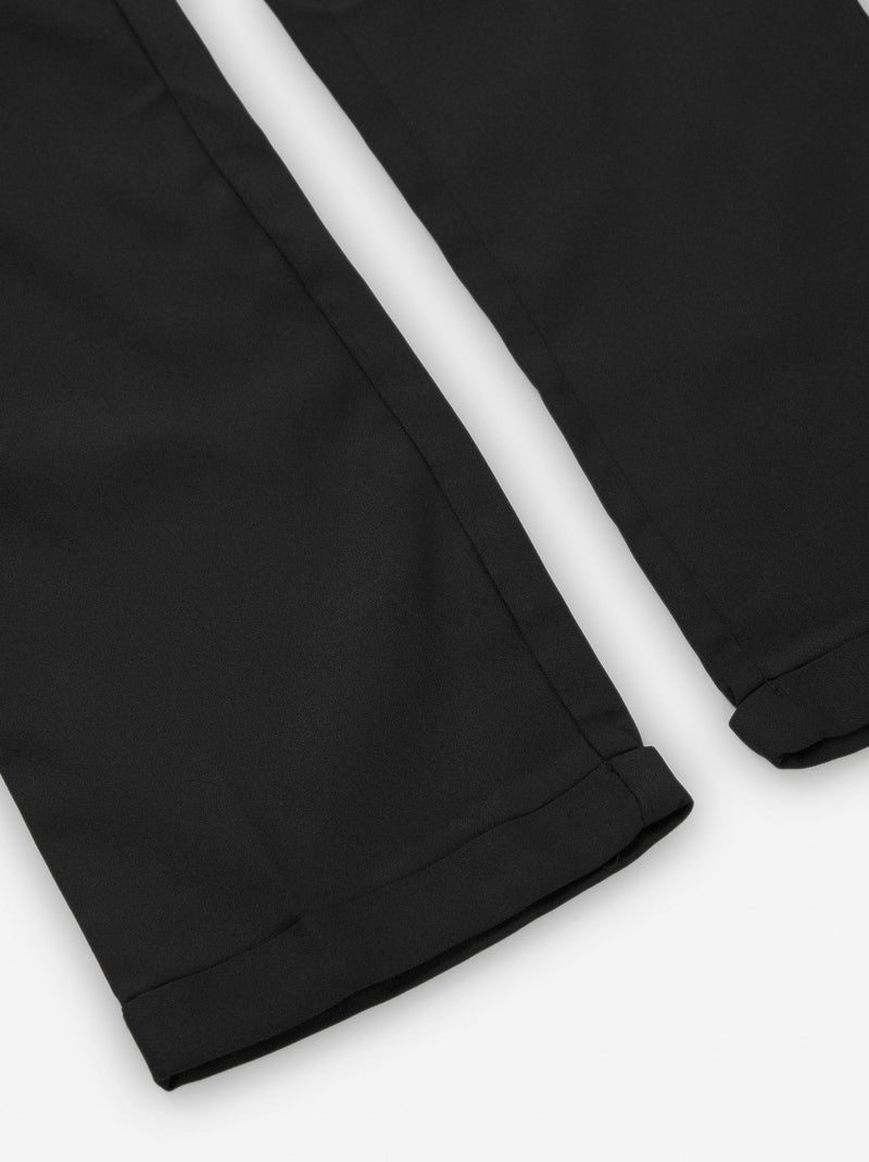 Pantalon avec Taille Élastique et Cordon Noir - Kiabi