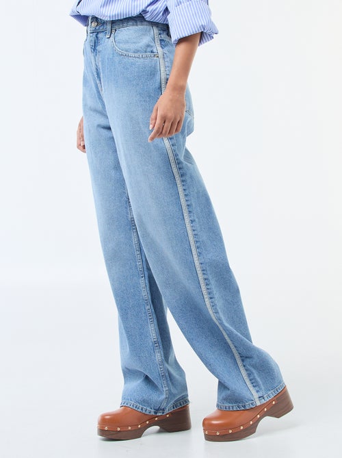 Pantalon baggy à taille basse - Kiabi