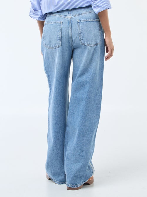 Pantalon baggy à taille basse - Kiabi