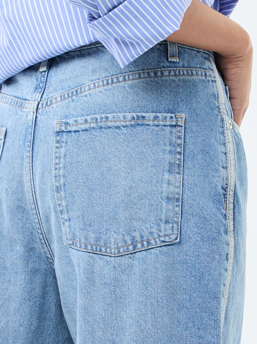 Pantalon baggy à taille basse - Kiabi