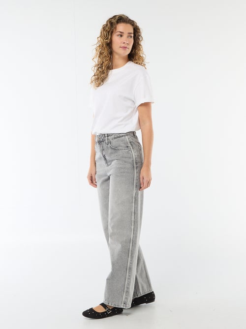 Pantalon baggy à taille basse - Kiabi