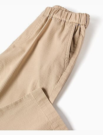 Pantalon baggy en coton facile à enfiler B&S