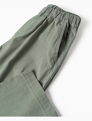 Pantalon baggy en coton facile à enfiler B&S