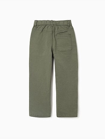 Pantalon baggy en sergé avec poches