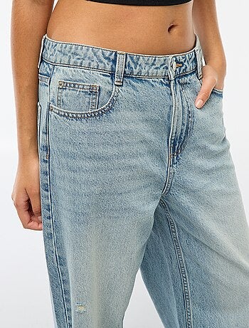 Pantalon baggy taille basse à 5 poches