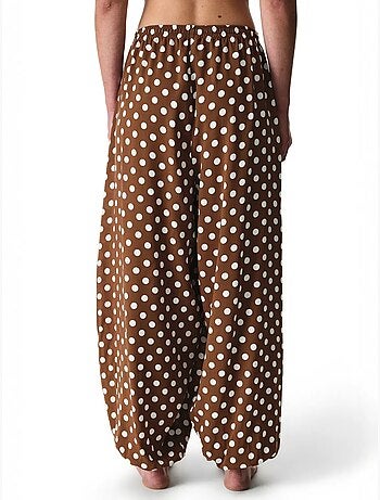 Pantalon ballon à pois penti