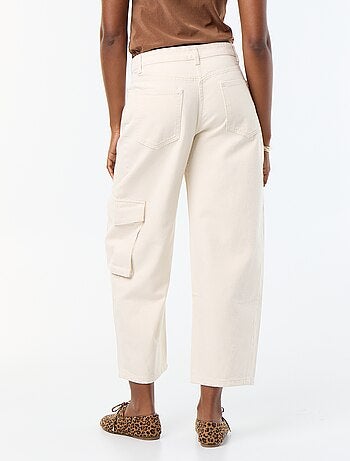 Pantalon ballon avec poche à rabat