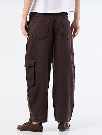 Pantalon ballon avec poche à rabat