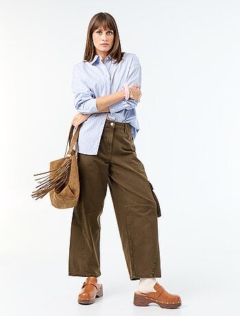 Pantalon ballon avec poche à rabat