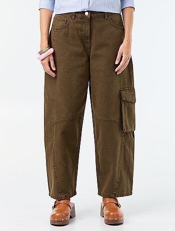 Pantalon ballon avec poche à rabat