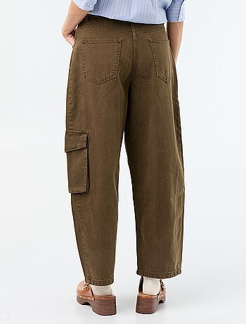 Pantalon ballon avec poche à rabat