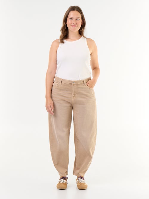 Pantalon ballon en twill - Kiabi Pantalon ballon en twill - Kiabi
