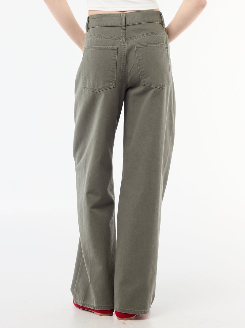 Pantalon ballon fit Kaki - Kiabi