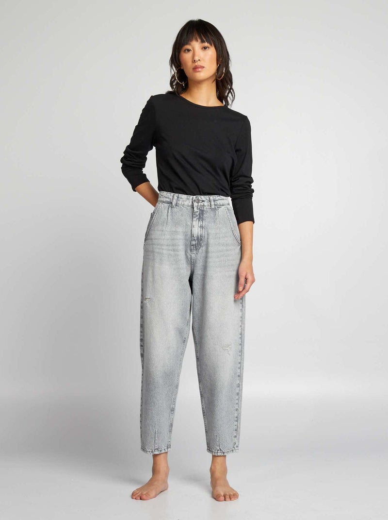 Pantalon ballon Gris - Kiabi