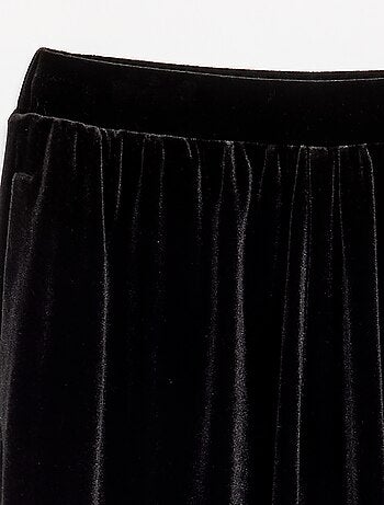 Pantalon balloon en velours