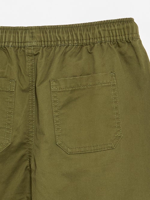 Pantalon barrel fit avec cordons de serrage - Kiabi