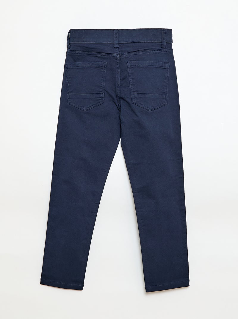 Pantalon basique skinny Bleu marine - Kiabi