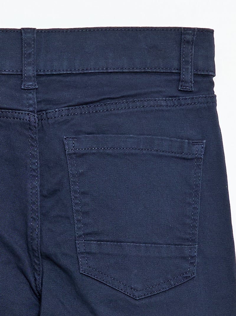 Pantalon basique skinny Bleu marine - Kiabi
