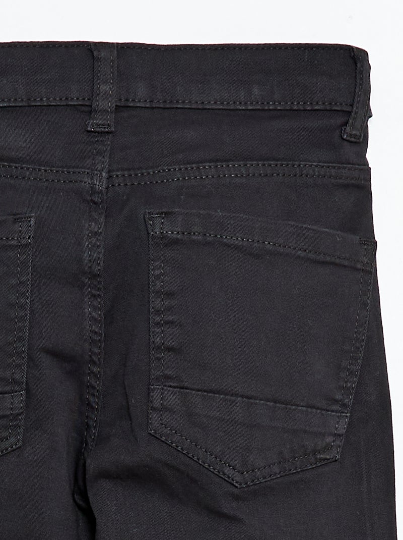Pantalon basique skinny Noir - Kiabi