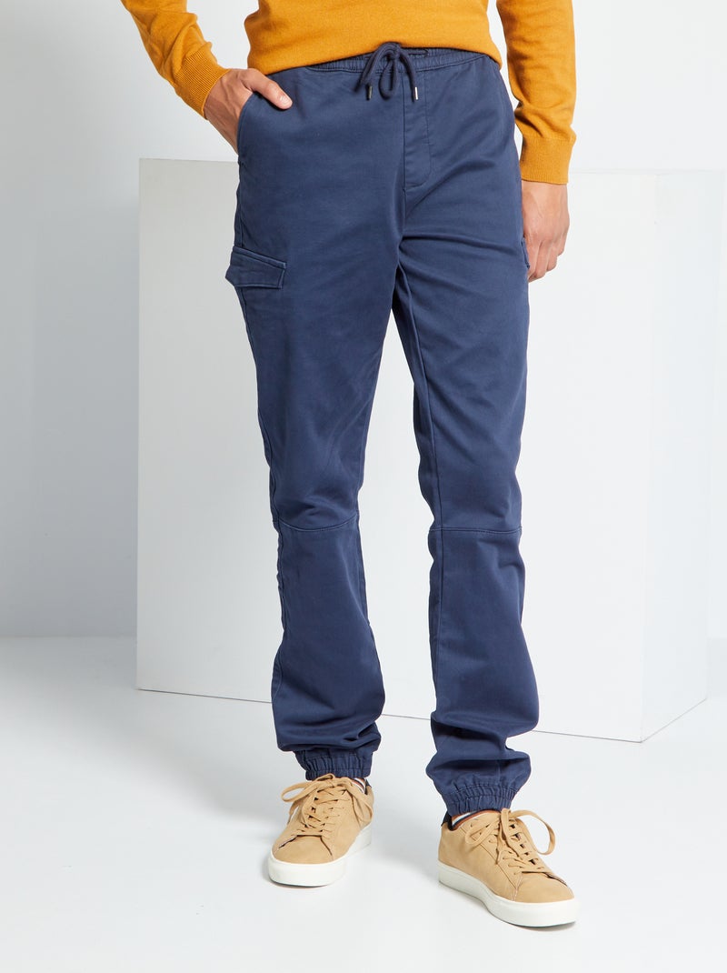 Pantalon battle +1m90 bleu marine - Kiabi