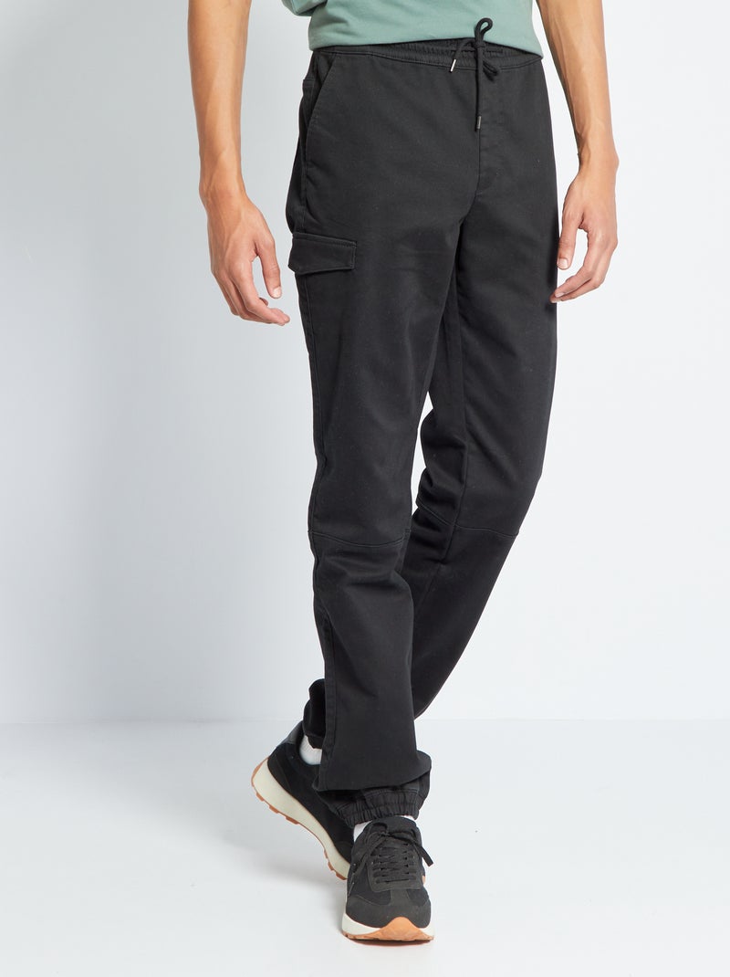 Pantalon battle +1m90 noir - Kiabi