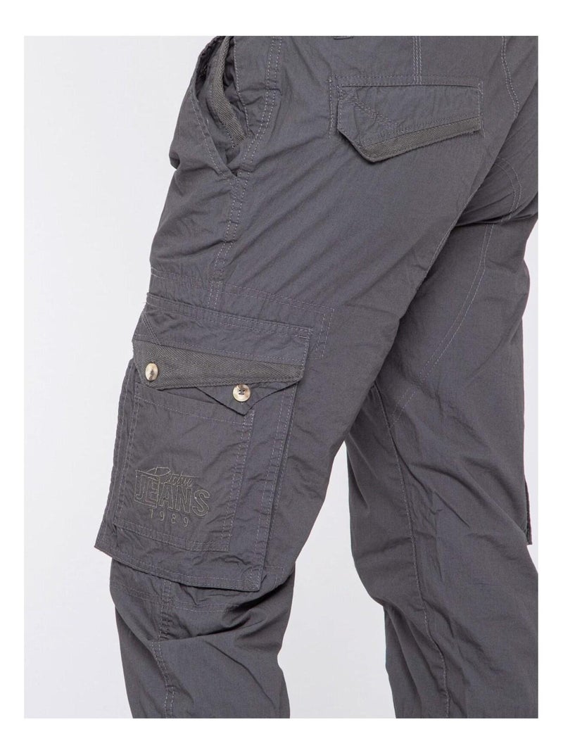 Pantalon battle CABOURG Gris - Kiabi