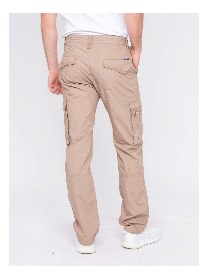 Pantalon battle CABOURG Marron - Kiabi