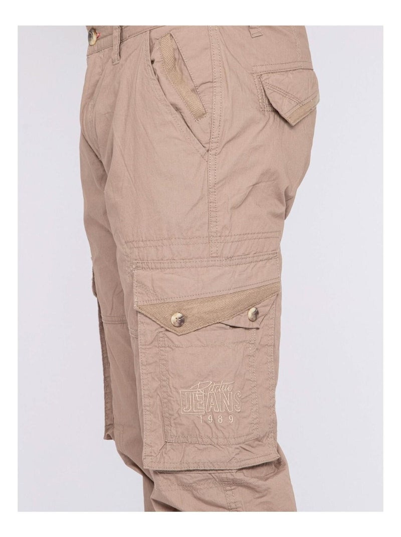 Pantalon battle CABOURG Marron - Kiabi