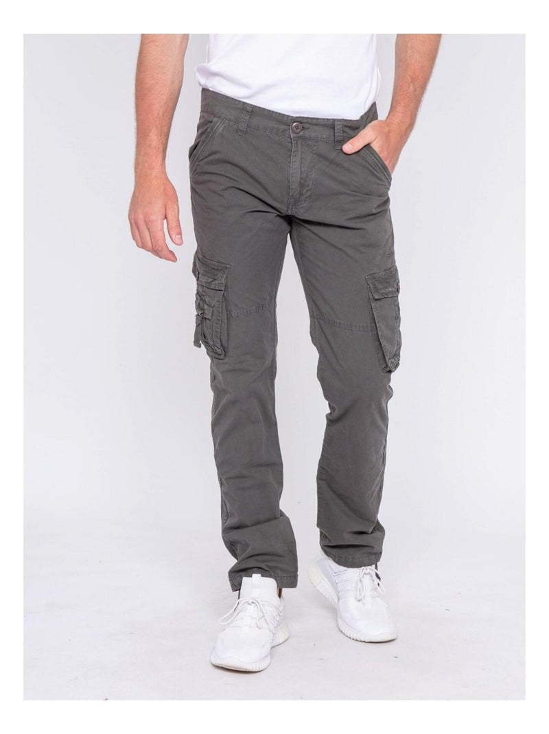Pantalon battle CADELAC Gris - Kiabi