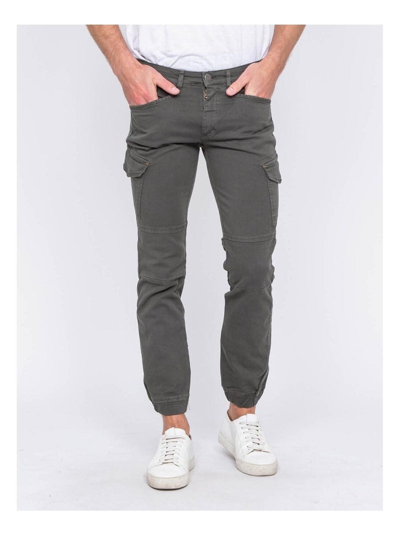 Pantalon battle CADWELL Gris - Kiabi