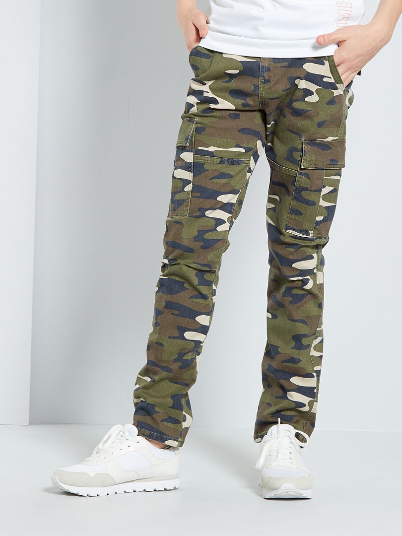 Pantalon Battle Camouflage Camouflage Kiabi