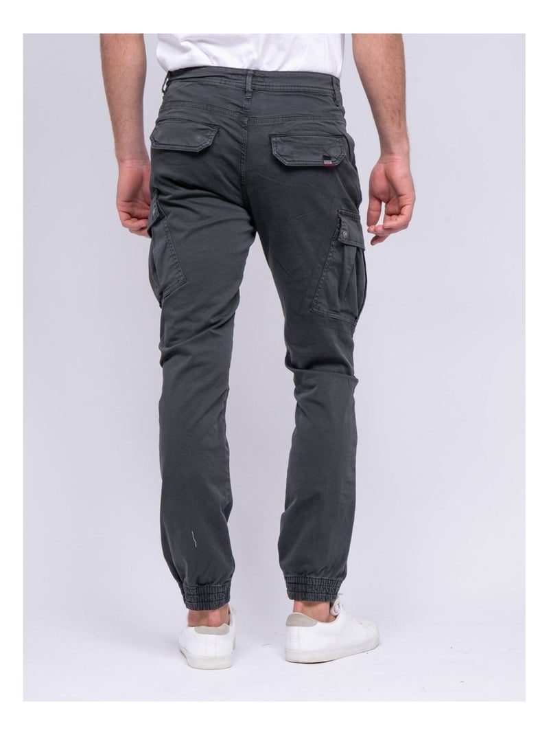 Pantalon battle CANISY Gris foncé - Kiabi