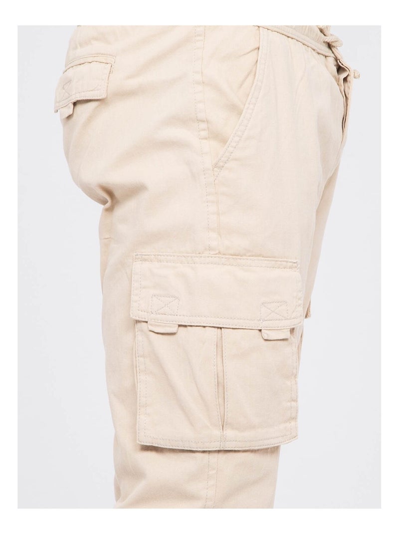Pantalon battle CORK Beige - Kiabi