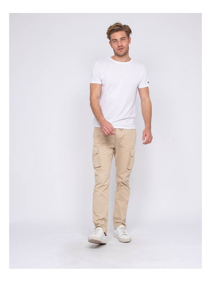 Pantalon battle CORK Beige - Kiabi