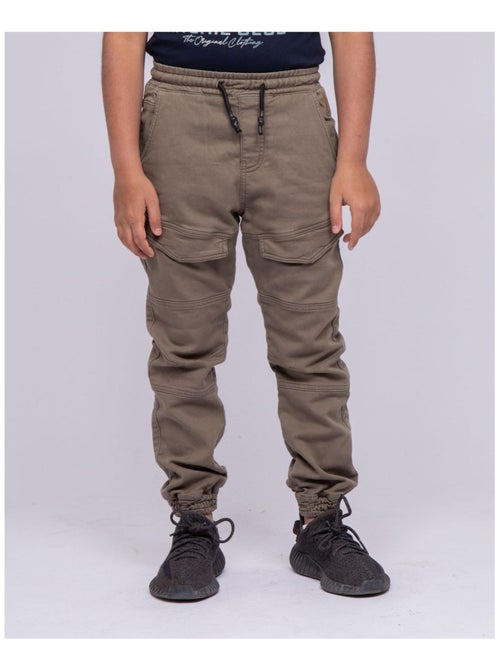 Pantalon battle molleton CLOGO garçon - Kiabi