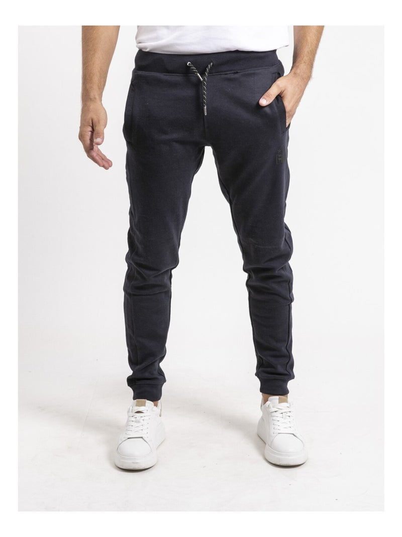Pantalon battle molleton VERCOUT Gris chiné - Kiabi