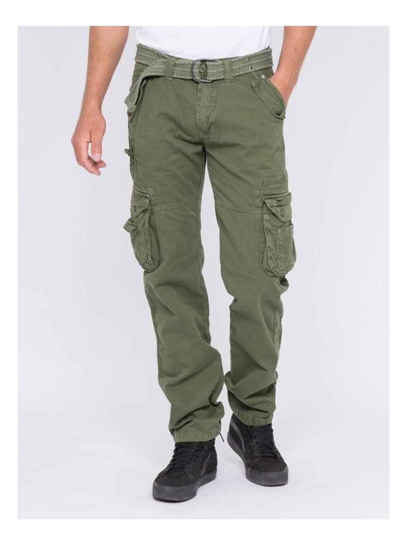 Pantalon battle QUANTO II Kaki - Kiabi